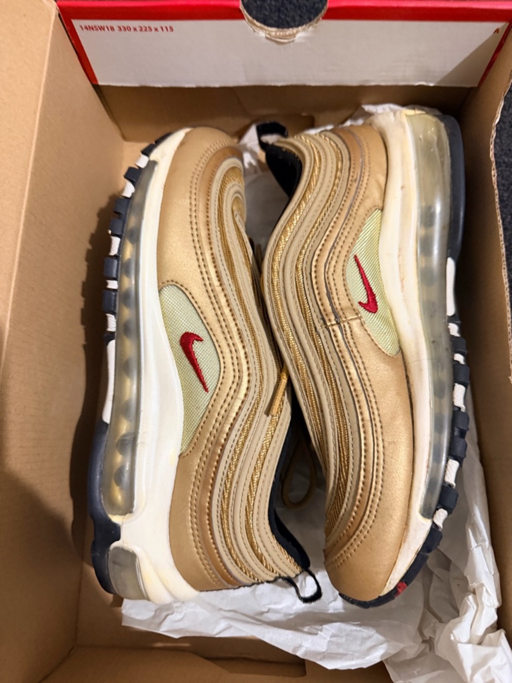 Nike Air Max 97 gold